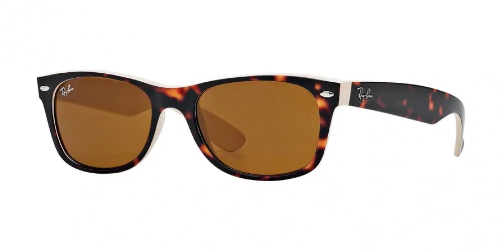 Ray Ban New Wayfarer 2132 Sunglasses - Medium - 55mm - Black - view 51